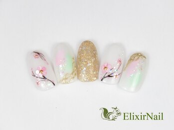 エリクサーネイル 池袋(Elixir Nail)/定額b カジュアル/クーポン使用