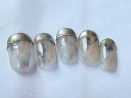 ニュアンスミラーフレンチネイル