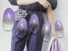 シエルネイルスタジオ 新宮店(Ciel nail studio)/パープルグラデーション