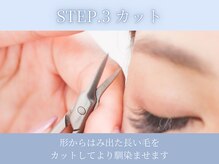 アイラッシュサロン ブラン 大分駅前店(Eyelash Salon Blanc)/STEP.3 カット