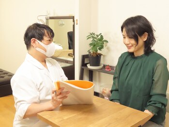 中目黒ゆう鍼灸 整骨院/カウンセリング風景/中目黒