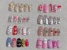 【定額*ちぐはぐアート】(オフ無料ハンドorフット)sampleから選択 ６４００円