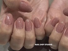ネイルドットスタジオ 堺筋本町(NAIL DOT STUDIO)/ナチュラルラメ