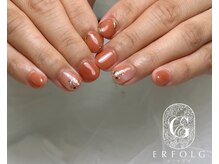 エアフォルクギンザ 横浜店(ERFOLG GINZA)/オレンジネイル！