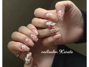 ナインカラット 神田店(9 Carats)/ドットとクロムハーツネイル