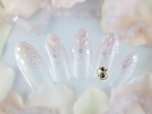 シューズネイルプロデュース/ラメホログラデーション