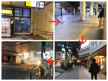 シリーラッシュ 武蔵小杉/道案内（ＪＲでお越しの方）