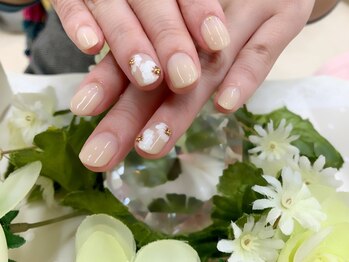 プルミエ ネイル(Premier Nail)/手描きフラワー☆定額デザイン