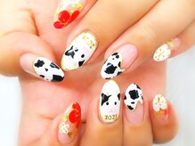 ネイルサロン シェル(Nail Salon SHELL)/干支×和柄でお正月ネイル！