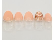 ネイルサロン アビー グランデュオ蒲田店(abbie)/ツイードピンク￥10,758