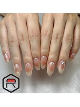 東海最大級ネイルサロン by レディスペネイル 名駅店/チークネイル