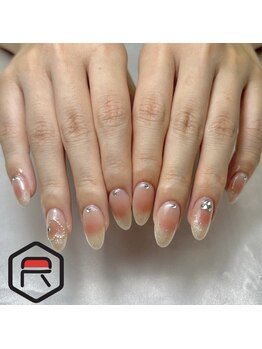 東海最大級ネイルサロン by レディスペネイル 名駅店/チークネイル