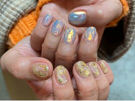 オーロラミラーと大人ゴールド