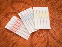 人によって使用する鍼を検討します◇使い捨てです◎