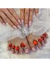 【ジェル】HAND&FOOTセット　ワンカラーコース　通常19600円→18600円