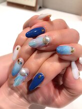 ナチュラルアップ ネイルアンドアイビューティー(Natural up)/マーメイドネイル
