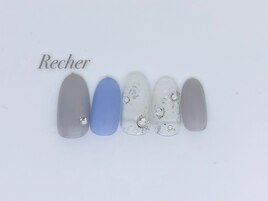 クリアキラキラネイル