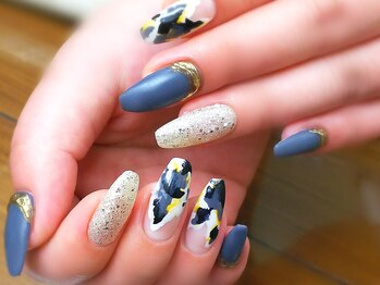 ネイルサロン シェル(Nail Salon SHELL)/個性派☆牛柄ネイル♪