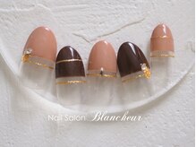 ネイルサロン ブランシュール(Nail Salon Blancheur)/バレンタインシンプルネイル