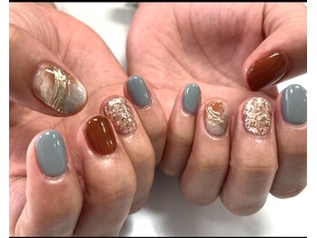 アローナ ネイル(Arona nail)/大理石ネイル