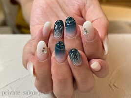 お客様ネイル☆花火ネイル
