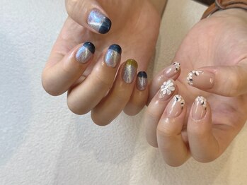 オーク 戸塚(OAK)/アシメデザイン フラワー