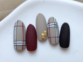 チェックネイル