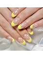 ミウ ネイル(miu nail) ポップなフレンチ♪90分持ち込みコースより*
