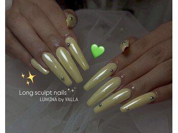 ロングスカルプシンプルカラー☆