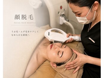スターラッシュ(Star Lash)の写真/産毛をなくして透明感UP♪【顔脱毛2回6600円★】毛穴をキュッと引き締め◎脱毛デビューにもおすすめ！