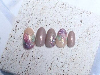 ルクール(Le Coeur)/紫陽花ネイル