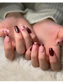 バレンタインネイル♪