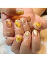 エールネイル(Ailes nail)/ひまわりネイル