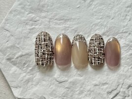 ちゅるんマグ×ツイードネイル☆