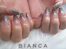 ビアンカマーレ 中野店(Bianca mare)/黒ラメグラデーション　¥6200