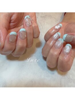 ネイルサロンリュクス (nailsalon Luxe)/水光マグネットフレンチ
