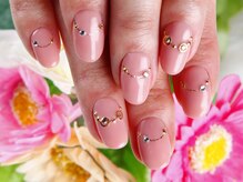 クリスタルネイル ゆめタウン筑紫野店(CRYSTAL NAIL)/アクセサリー風アートジェル