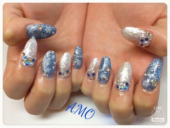 アモ ラブネイルズ(AMO Love nails)/冬ネイル2018