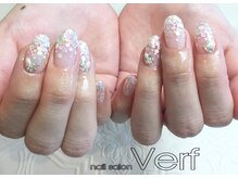 ネイルサロン べルフ(nail salon Verf)/カラフルパステルホロmix☆