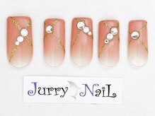 ジュリーネイル 所沢店/グラデーションストーンネル