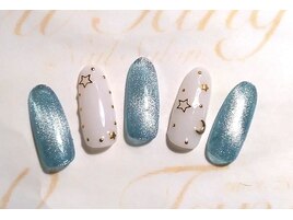 夜空ネイル♪ ￥8900