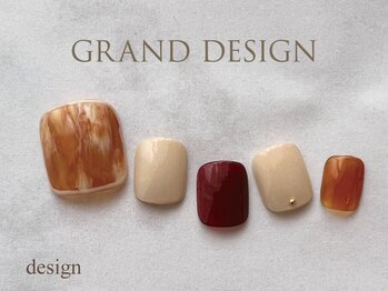 グランドデザイン 岐阜店(GRAND DESIGN)/ニュアンス秋色ネイル