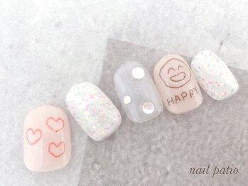 ネイルパティオ 浦和店(nail patio)/落書きnail 9,980yenコース