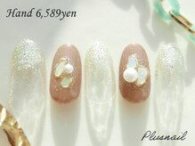 プラスネイル 銀座中央通り店(PLUS NAIL)/【2526】定額6,589円パール