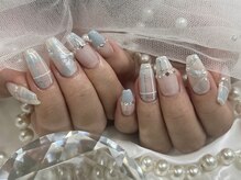 アンジュ(Ange)/【Ayaka】アイスブルーネイル◎