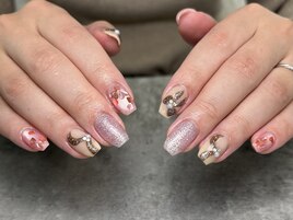 盛り盛りバレンタインネイル