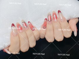 持ち込みデザインチークネイル