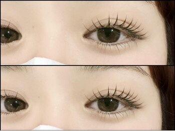 リハ(RIHA..)の写真/【貸切】圧倒的モチのLEDエクステ導入店*まつ毛が短い長い少ない等お悩みに合わせたデザイン提案で話題!!