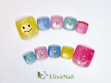 エリクサーネイル 神田(Elixir Nail)/フットやり放題 / クーポン使用