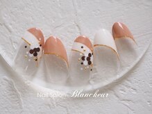 ネイルサロン ブランシュール(Nail Salon Blancheur)/Wフレンチ＆ホロシャワー